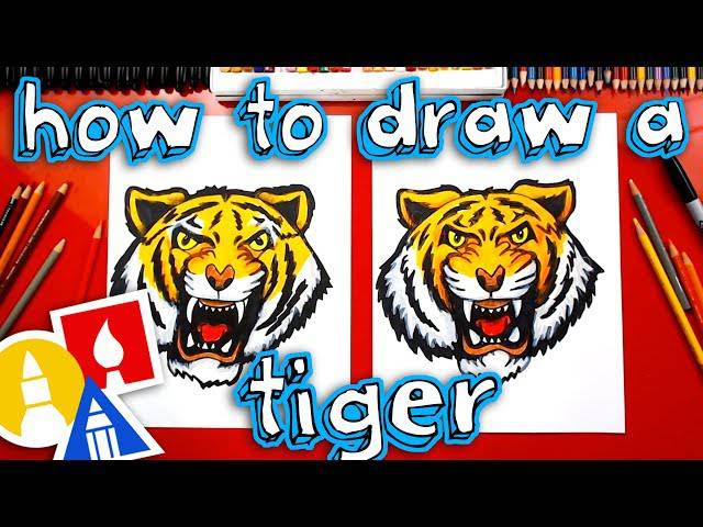 Drawing Of Tiger And Lion