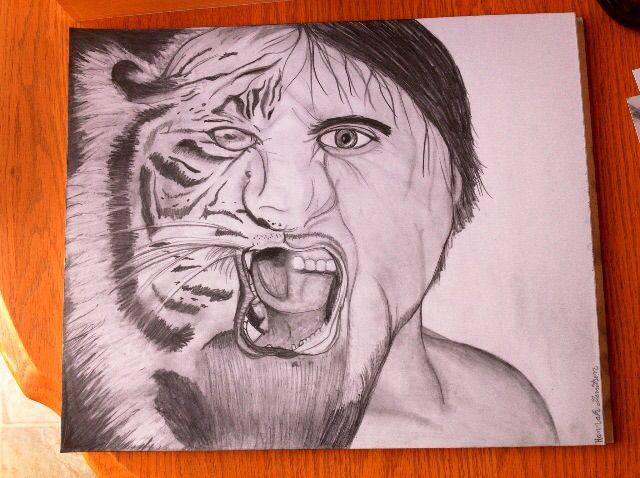 Drawing Tiger Colour