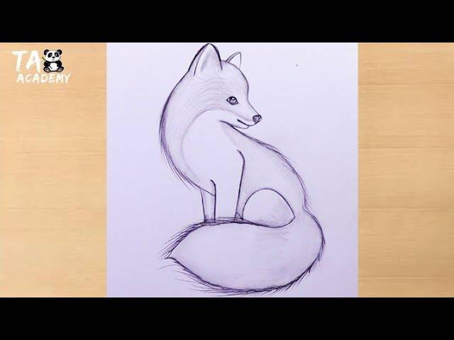 Drawings Of A Red Fox