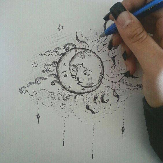 Painting Drawing Sun