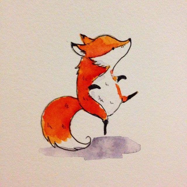 Pencil Sketch Fox